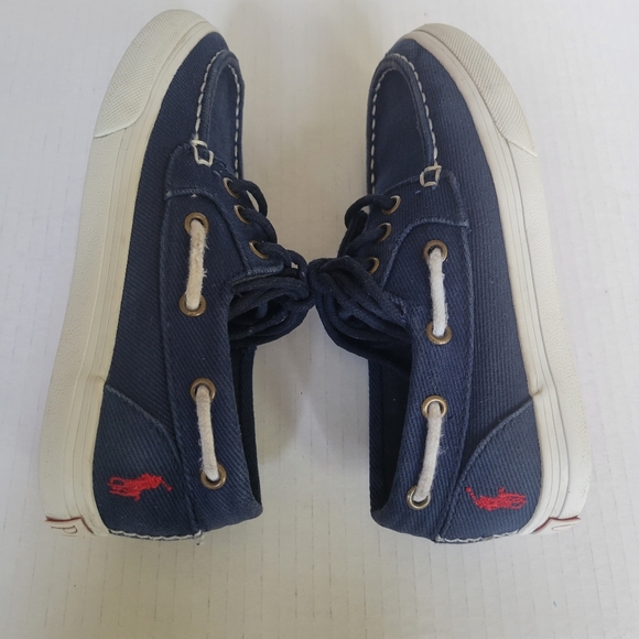 Pool by Ralph Lauren Boat Shoes, Navy Blue, US 13 - Picture 2 of 5